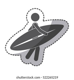 Isolated pictogram design