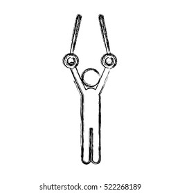 Isolated pictogram design