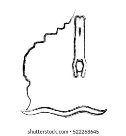 Isolated pictogram design