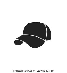 Isolated pictogram icon of sport baseball cap, sport hat, snapback, head wear