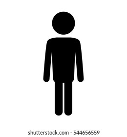 Isolated pictogram man icon vector illustration graphic design