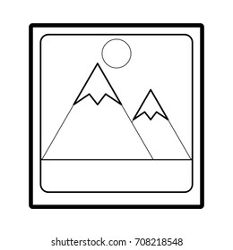 Isolated picture design