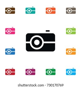 Isolated Picture Icon. Media Vector Element Can Be Used For Media, Picture, Camera Design Concept.