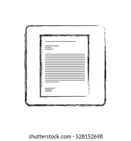 Isolated piece of paper design