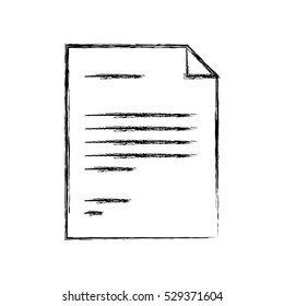 Isolated piece of paper design