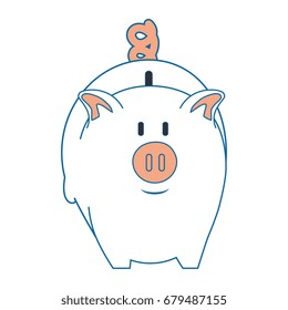 isolated piggy bank