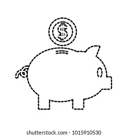 Isolated piggy design