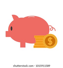 Isolated piggy design