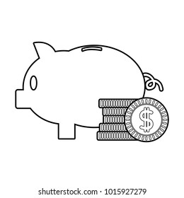 Isolated piggy design