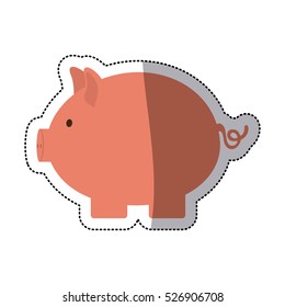Isolated piggy design