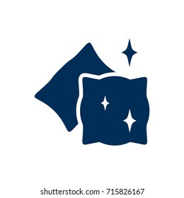 Isolated Pillow Icon Symbol On Clean Background. Vector Cushion Element In Trendy Style.