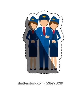 Isolated pilot and stewardess design