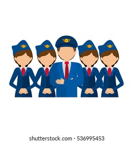 Isolated pilot and stewardess design