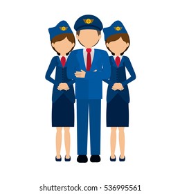 Isolated pilot and stewardess design