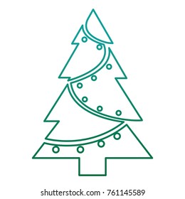 Isolated pine tree design