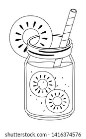 Isolated pineapple juice design vector illustration