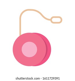 Isolated pink yo-yo icon. Children toy - Vector illustration design