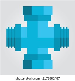 Isolated Pipe and Plumbing EPS 10 Free Vector Graphic