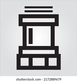 Isolated Pipe and Plumbing Line Icons EPS 10 Free Vector Graphic