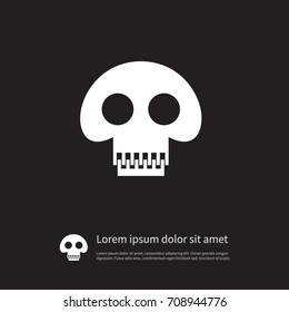 Isolated Pirate Icon. Scary Vector Element Can Be Used For Skull, Pirate, Scary Design Concept.