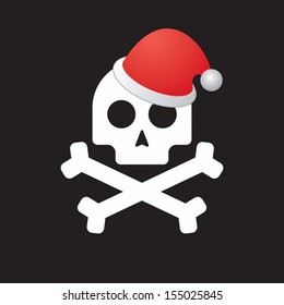 Isolated pirate skull icon