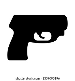Isolated pistol icon image. Vector illustration design