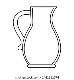Isolated pitcher design vector illustration