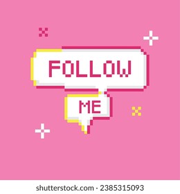 Isolated pixel speech bubble with a cartoon expression Vector