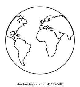 Ilustración vectorial de diseño de planeta aislado