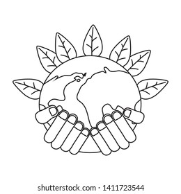 Isolated planet design vector illustration