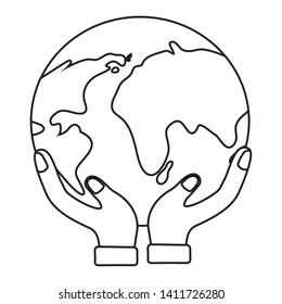 Isolated planet design vector illustration