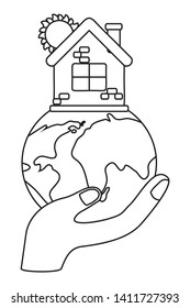 Isolated planet design vector illustration