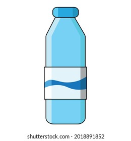 Isolated plastic bottle of soda Vector illustration