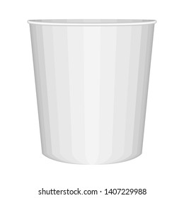 Isolated plastic cup for coffee - Vector image