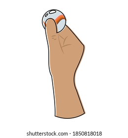 Isolated play ball activity home with hands icon- Vector