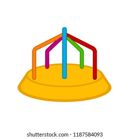 Isolated playground equipment icon