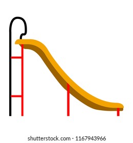 Isolated playground slide icon. Vector illustration design