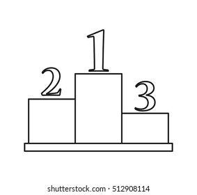 Isolated podium design