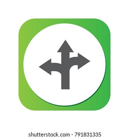 Isolated Pointer Icon Symbol On Clean Background. Vector Guidepost Element In Trendy Style.