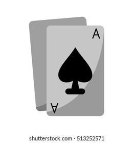 Isolated poker card design
