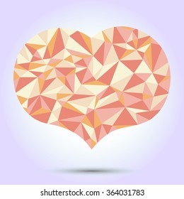 isolated polygonal heart