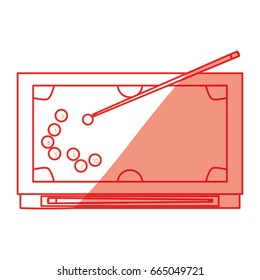 isolated pool table