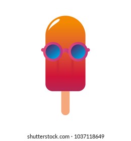 Isolated popsicle design