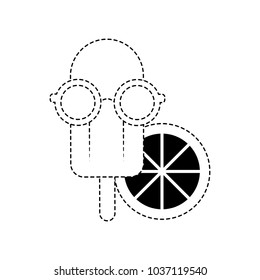 Isolated popsicle design