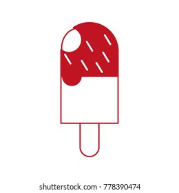 Isolated popsicle design