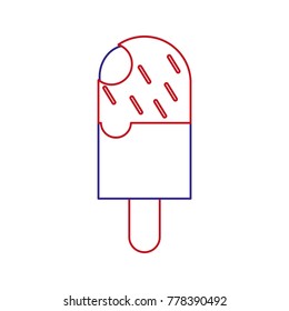 Isolated popsicle design