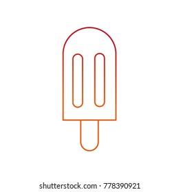 Isolated popsicle design