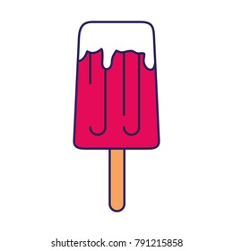 Isolated popsicle design