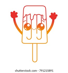Isolated popsicle design