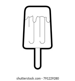 Isolated popsicle design